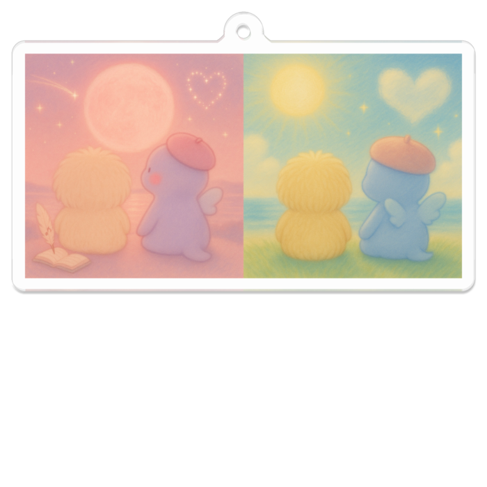 アクリルキーホルダー - 70 x 70 (mm)