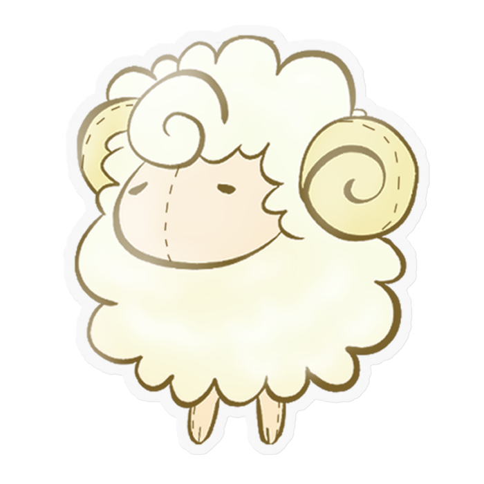 ステッカー - 100 x 100 (mm)クリアタイプ