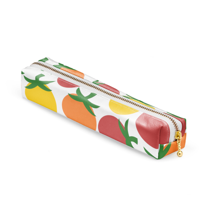 ペンケース - 20 x 4 x 4cm - ホワイト