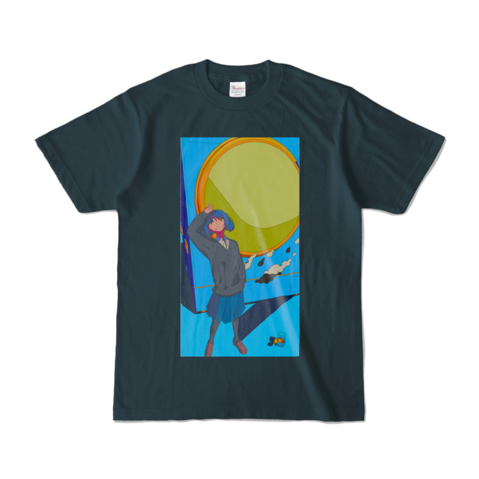 カラーTシャツ - S - デニム (濃色)