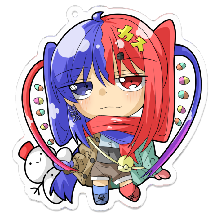 アクリルキーホルダー - 70 x 70 (mm)