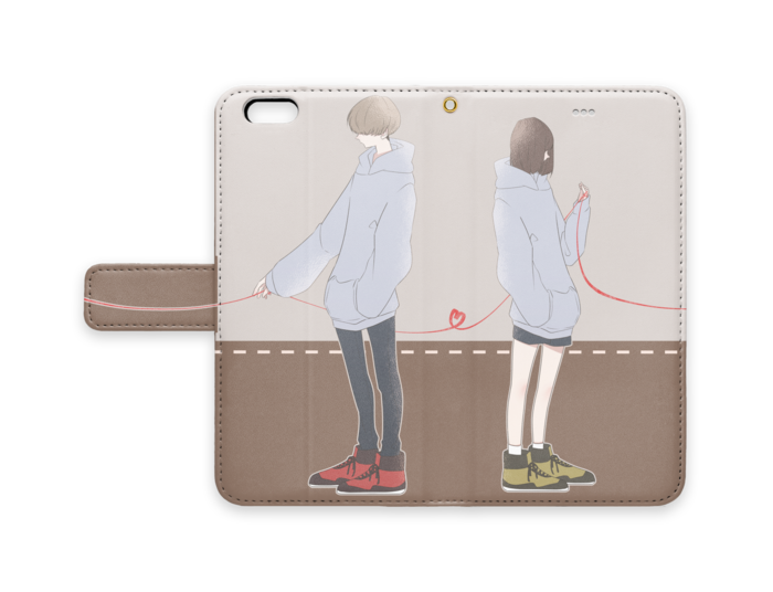 手帳型iPhoneケース - iPhone6 Plus - ストラップ穴 あり