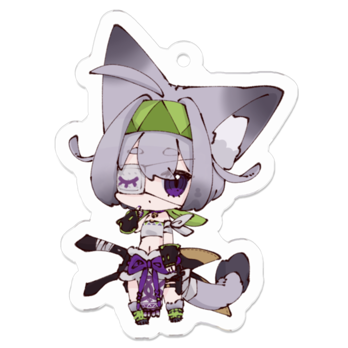 アクリルキーホルダー - 50 x 50 (mm)