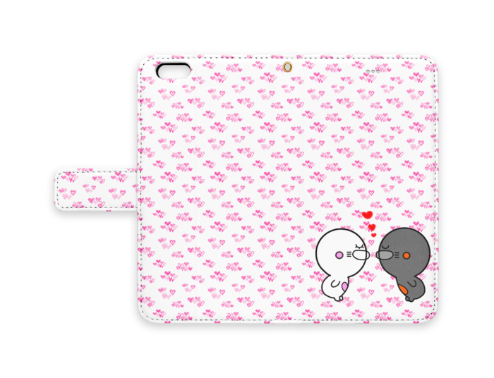 手帳型iPhoneケース - iPhone6 Plus - ストラップ穴 あり