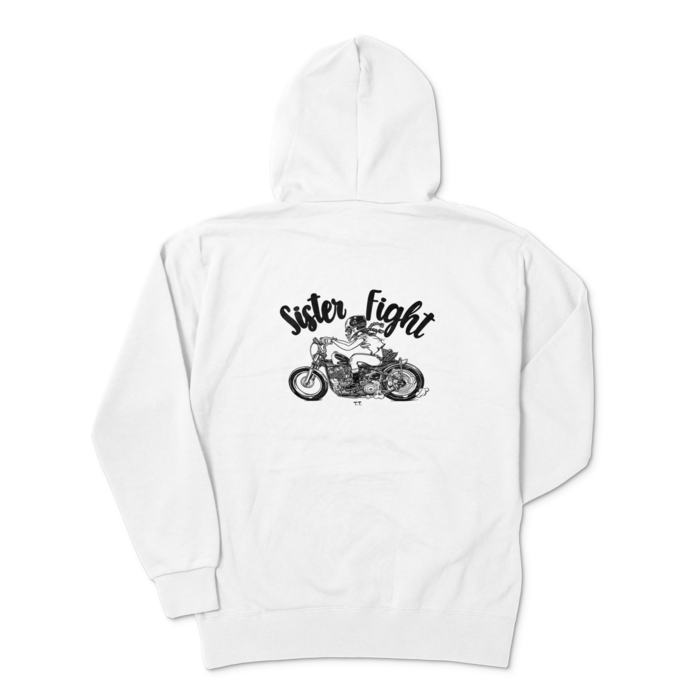 ジップパーカー - XL - ホワイト