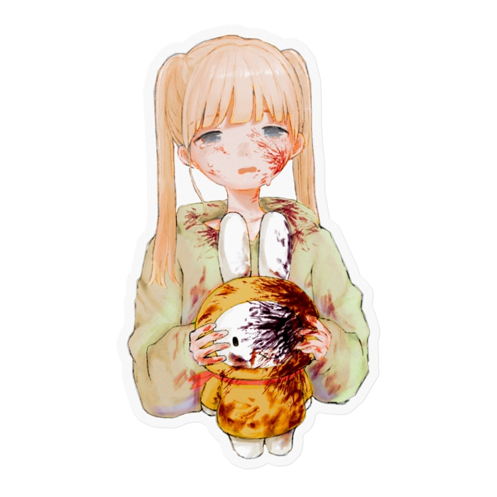 ステッカー １- 100 x 100 (mm)