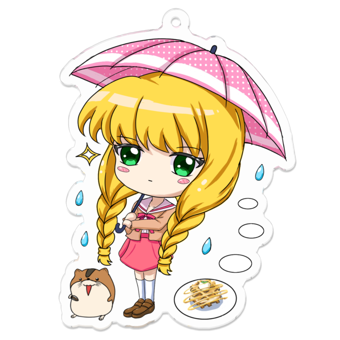 アクリルキーホルダー - 70 x 70 (mm)