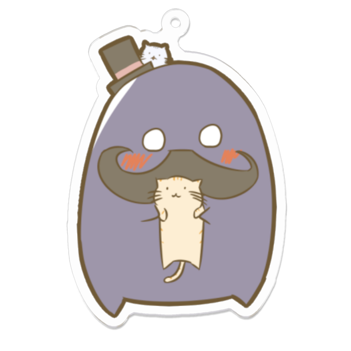 アクリルキーホルダー - 70 x 70 (mm)