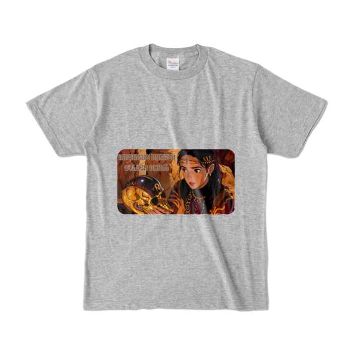 カラーTシャツ - S - 杢グレー (濃色)