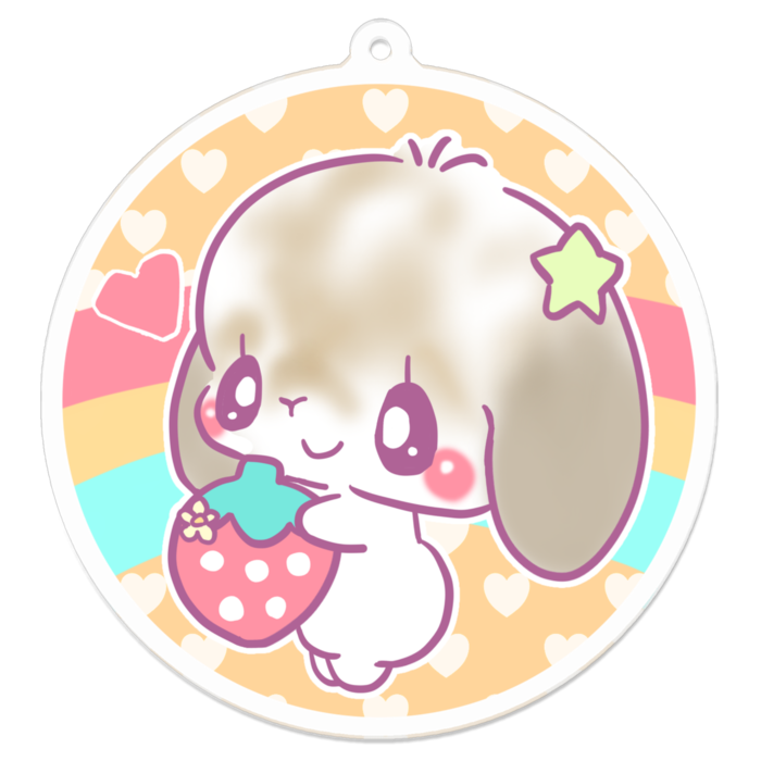 アクリルキーホルダー - 70 x 70 (mm)