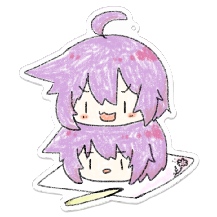 アクリルキーホルダー - 100 x 100 (mm)