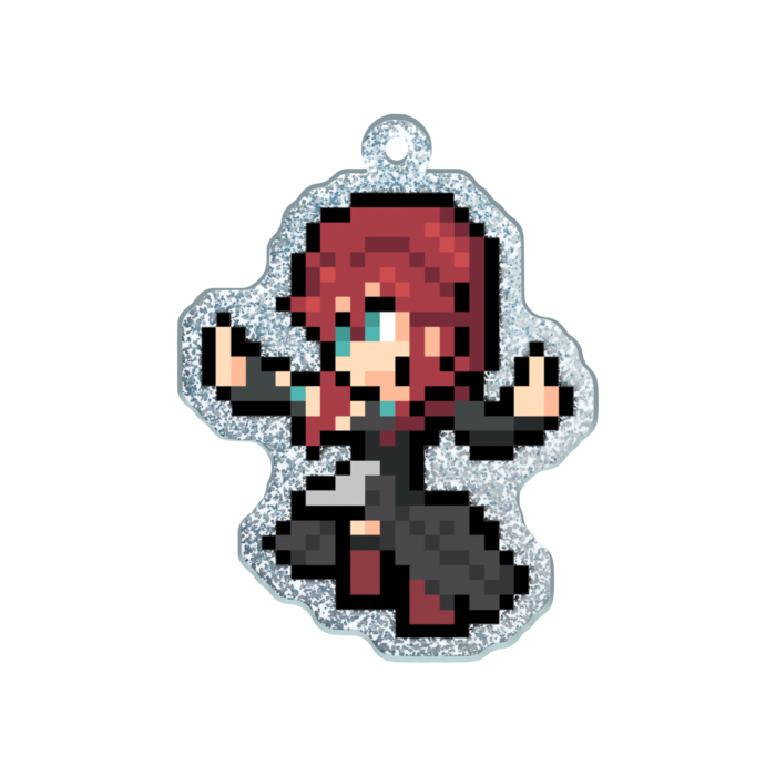 ラメアクリルキーホルダー - 50 × 50mm