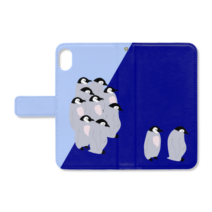 手帳型iPhoneケース - iPhone XR - ストラップ穴 あり