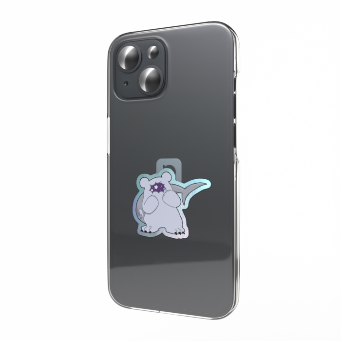 オーロラスマホステッカー - 縦