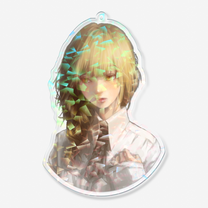 ホログラムアクリルキーホルダー - 100 × 100mm(1)