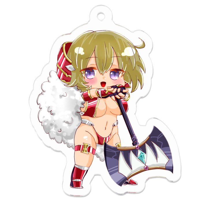アクリルキーホルダー - 50 x 50 (mm)