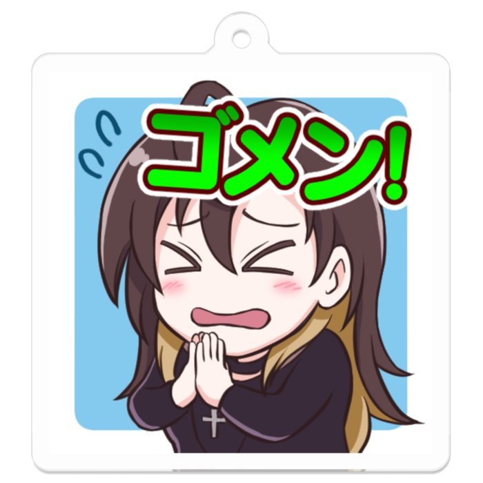 アクリルキーホルダー - 50 x 50 (mm)