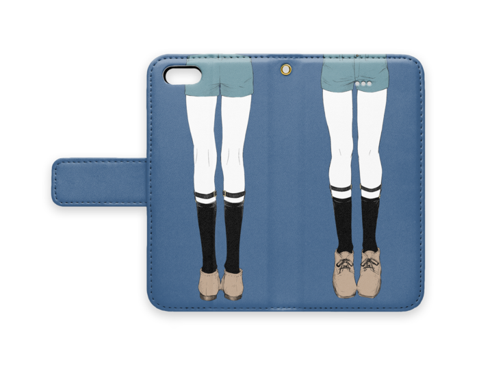 手帳型iPhoneケース - iPhone 5 / SE - ストラップ穴 あり