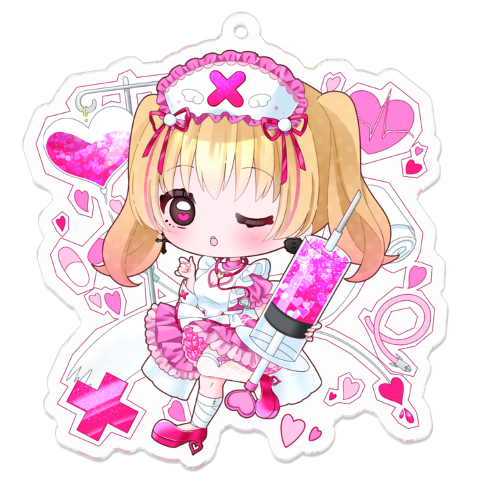 アクリルキーホルダー - 70 x 70 (mm)