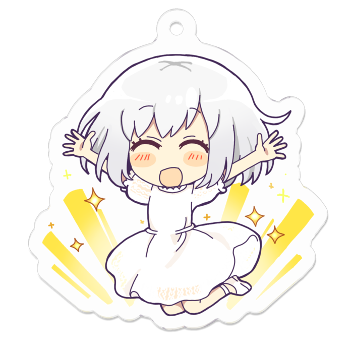 アクリルキーホルダー - 50 x 50 (mm)