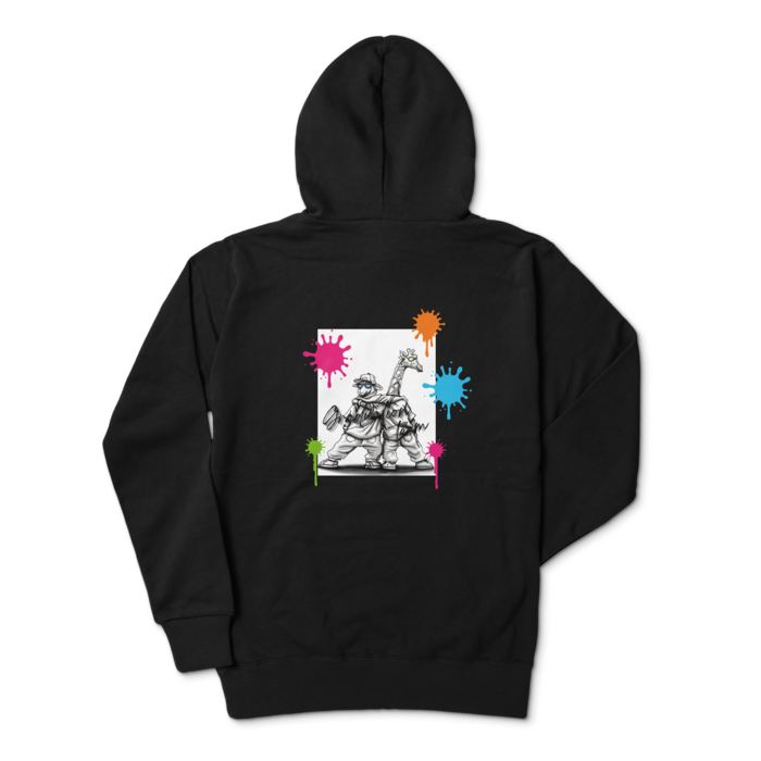 ジップパーカー - L - ブラック