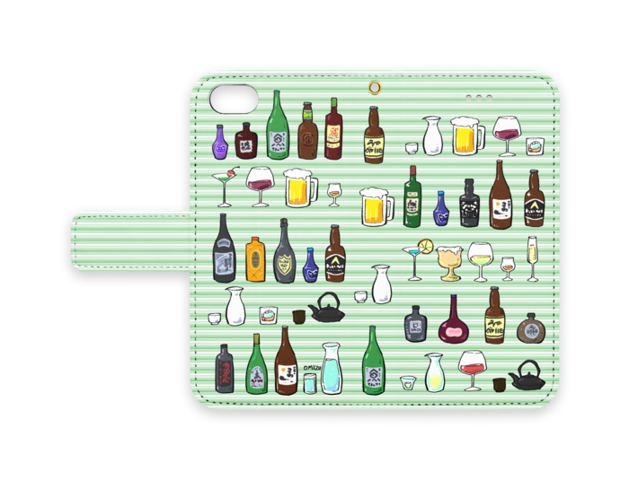 手帳型iPhoneケース - iPhone 7 - ストラップ穴 あり