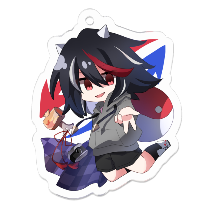 アクリルキーホルダー - 50 x 50 (mm)