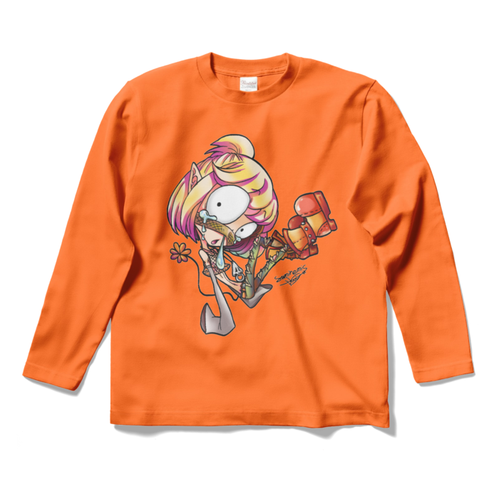 ロングスリーブTシャツ - S - オレンジ