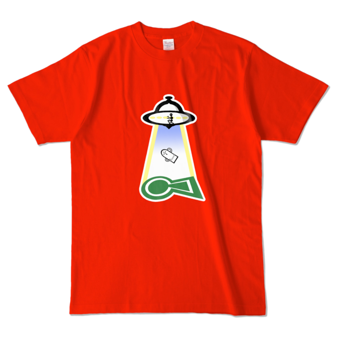カラーTシャツ - L - レッド (濃色)