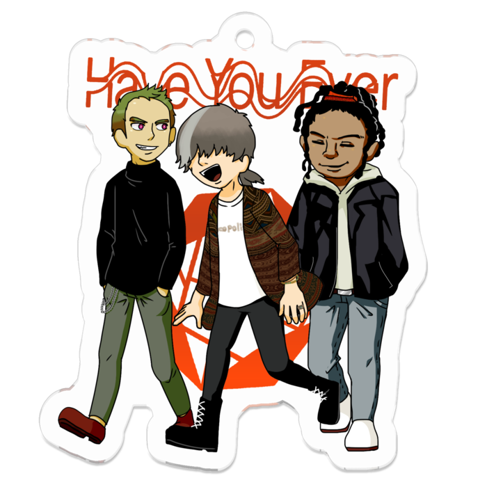 アクリルキーホルダー - 50 x 50 (mm)