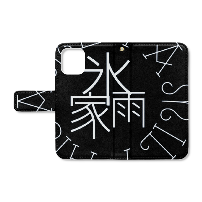 手帳型iPhoneケース - iPhone12 mini - ストラップ穴 あり