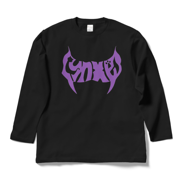 - L - ブラック（紫文字）