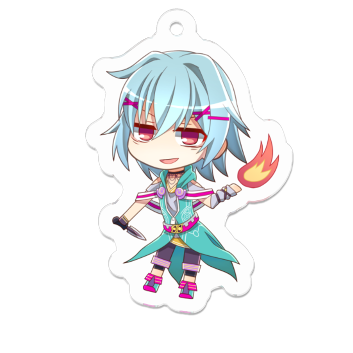 アクリルキーホルダー - 50 x 50 (mm)