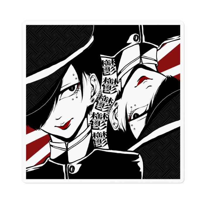 ステッカー - 100 x 100 (mm)