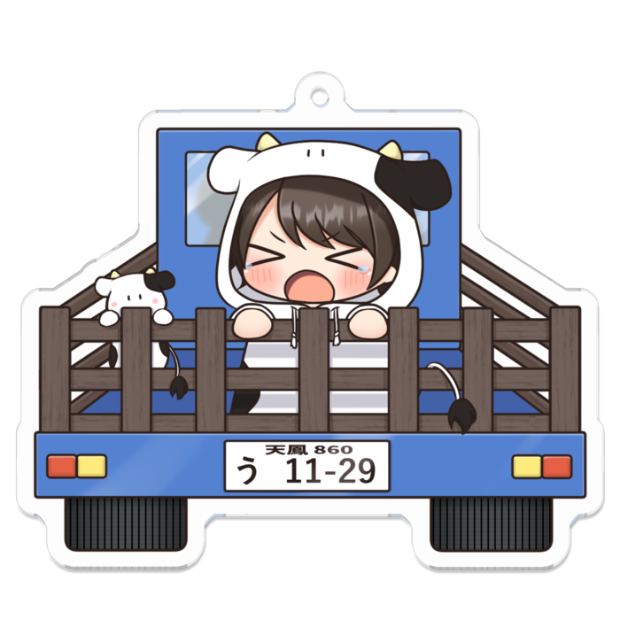 アクリルキーホルダー - 70 x 70 (mm)