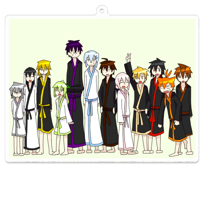 アクリルキーホルダー - 100 x 100 (mm)