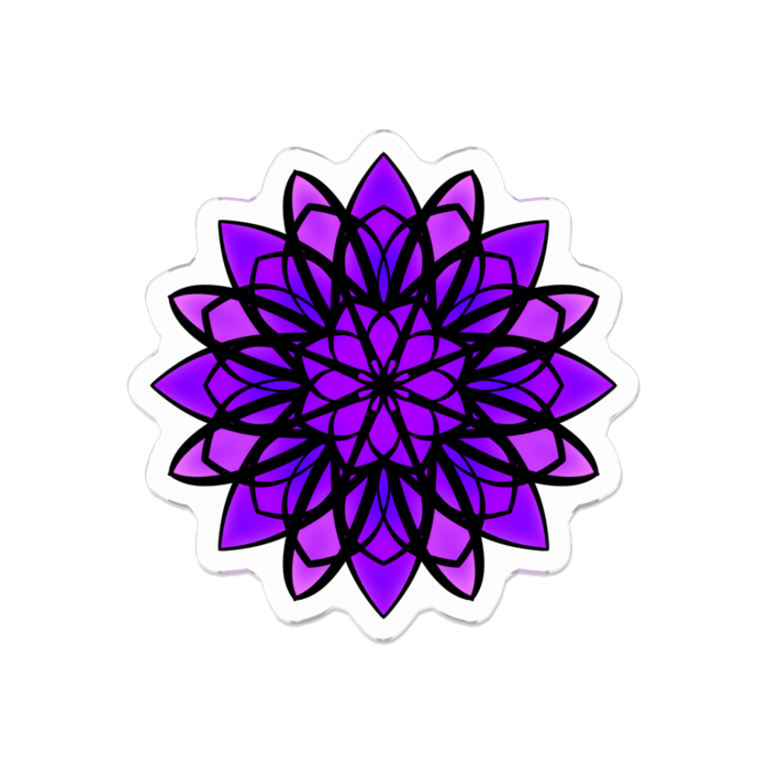 アクリルバッジ - 50 x 50 (mm)