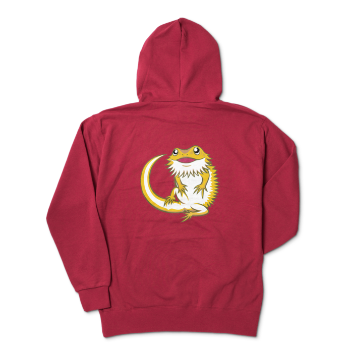 パーカー - XL - バーガンディ