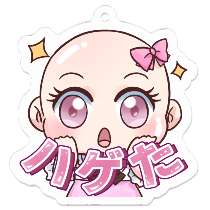 アクリルキーホルダー - 50 x 50 (mm)