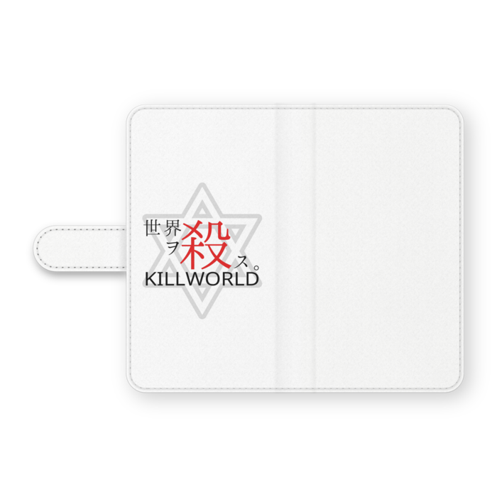 世界ヲ殺ス。手帳型Androidケース - M