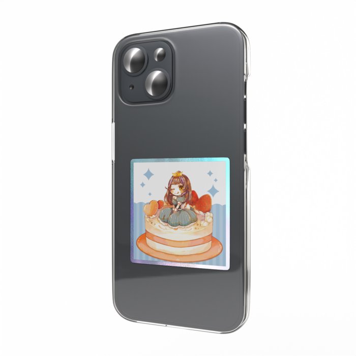 オーロラスマホステッカー - 縦