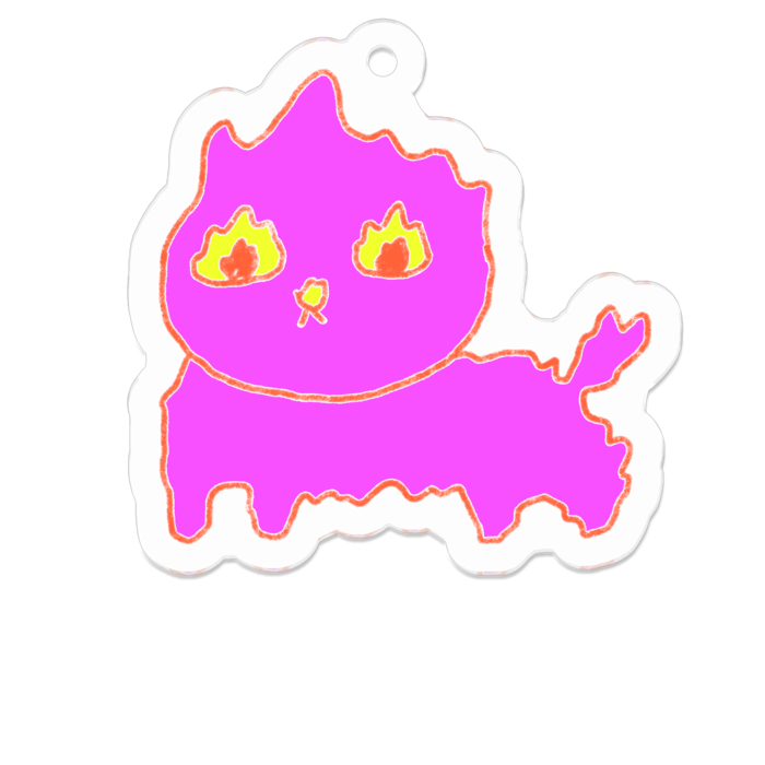 アクリルキーホルダー - 50 x 50 (mm)