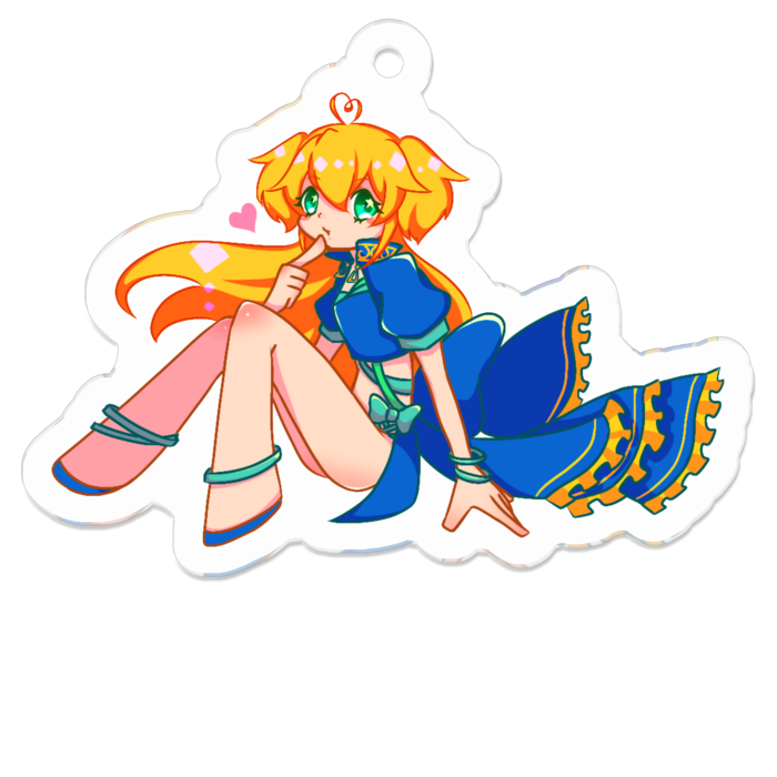 アクリルキーホルダー - 50 x 50 (mm)