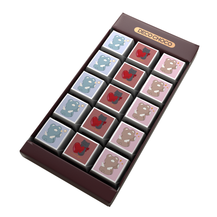 DECOチョコ - 列ごとにデザイン