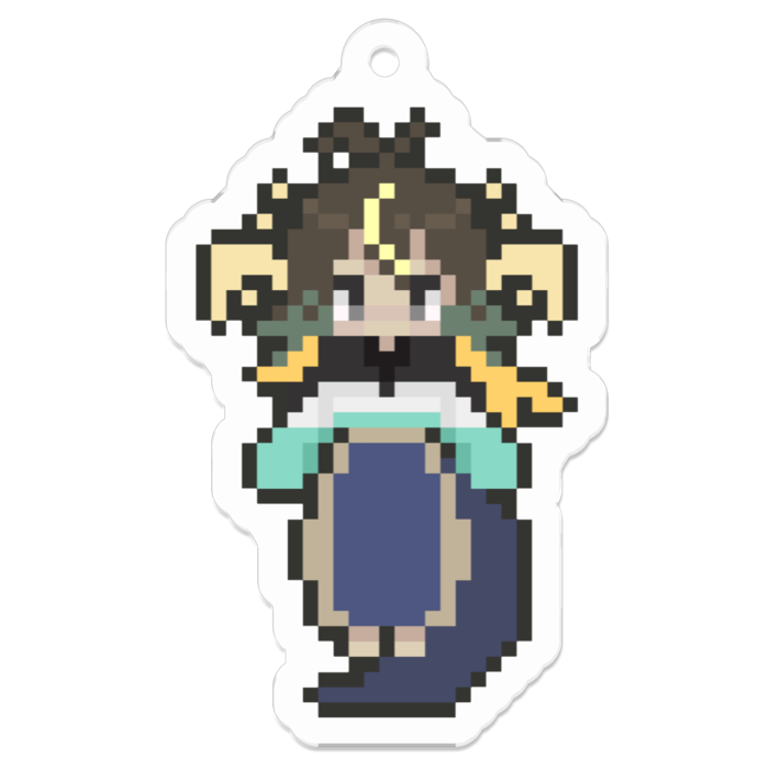 アクリルキーホルダー（コーティング） - 50 x 50 (mm)