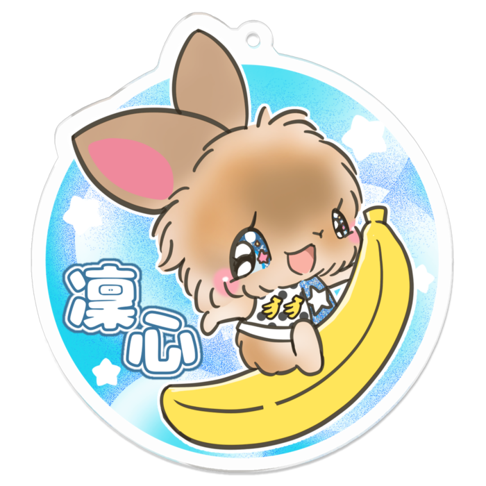 アクリルキーホルダー - 70 x 70 (mm)