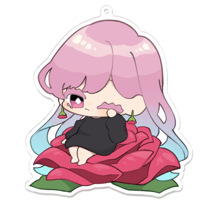 アクリルキーホルダー（コーティング） - 100 x 100 (mm)