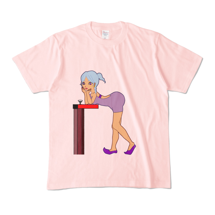 カラーTシャツ - M - ライトピンク (淡色)