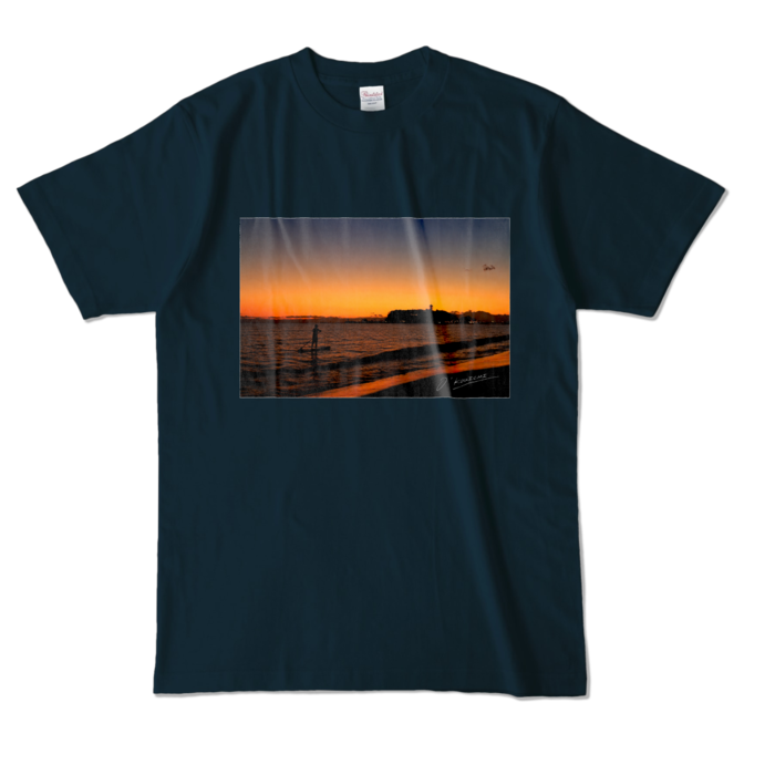 カラーTシャツ - L - ネイビー (濃色)