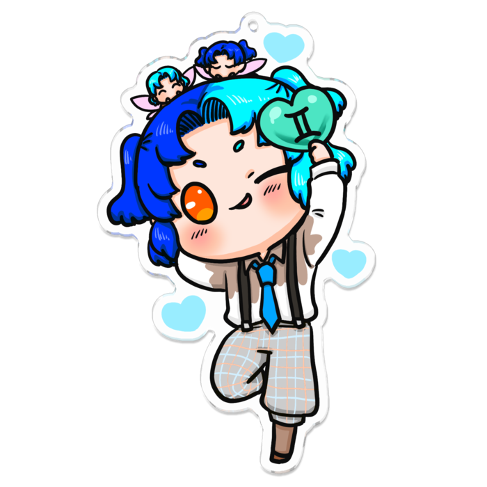 アクリルキーホルダー - 100 x 100 (mm)